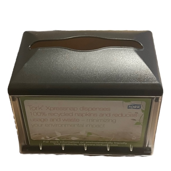 Tork Xpressnap Black Restaurant Napkin Dispenser - Picture 3 of 9